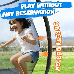 Trampolín Zoshine de 16 pies con red de seguridad interior, trampolín para exteriores de montaje rápido y sencillo para niños - Product Image 4