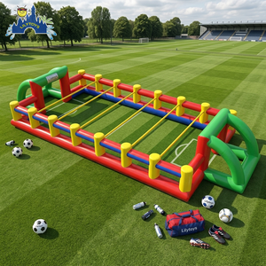 CE al aire libre el campo <span class=keywords><strong>de</strong></span> fútbol, alquiler <span class=keywords><strong>de</strong></span> fútbol meta <span class=keywords><strong>para</strong></span> la fiesta <span class=keywords><strong>de</strong></span> pvc <span class=keywords><strong>de</strong></span> 0,55mm equipo - Product Image 1