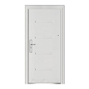 Puertas Económicas de Fábrica, Puertas Modernas Reforzadas, Puertas de Acero Laminado en Frío para el Hogar - Product Image 2