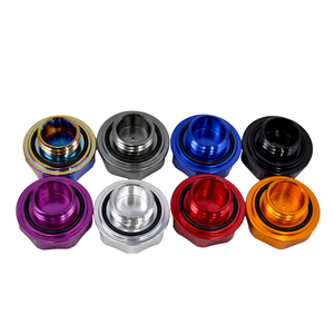 <span class=keywords><strong>Bouchon</strong></span> de réservoir d'<span class=keywords><strong>huile</strong></span> <span class=keywords><strong>moteur</strong></span> JDM de haute qualité pour voiture, couvercle de remplissage de réservoir de carburant en alliage et aluminium chromé - Product Image 2