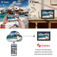 Pour 10.1 "Wifi Cloud cadre photo numérique IPS tactile HD affichage 16GB stockage partager Photo Via Frameo Cloud clé USB carte SD