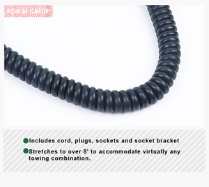 PU Coating Colorful Elastic <strong>Coil</strong> Cord Flexible Spring Spiral <strong>Cable</strong>, Industrial Automation Machinery Equipment - Product Image 6