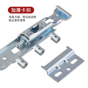 ขายึดแบบซ่อนสำหรับตู้ครัว เหล็กแผ่นรีดเย็น อุปกรณ์รองรับมุมปรับได้ - Product Image 2