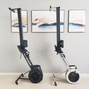 Rameur à air pliable en acier, équipement de fitness d'intérieur, résistance à l'air, contrôle magnétique, usage domestique, unisexe - Product Image 1