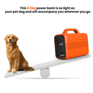 Générateur mobile 110v 220v portable 500w 1004WH, station d'alimentation solaire, sortie AC/DC pour téléphones portables/ordinateurs portables/drones - Product Image 6