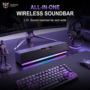 <span class=keywords><strong>Barre</strong></span> <span class=keywords><strong>de</strong></span> <span class=keywords><strong>son</strong></span> gaming ONIKUMA L13 avec microphone, <span class=keywords><strong>barre</strong></span> <span class=keywords><strong>de</strong></span> <span class=keywords><strong>son</strong></span> RGB pour <span class=keywords><strong>PC</strong></span>, haut-parleur pour streamer et joueurs - Product Image 2