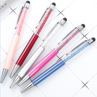 Stylo à bille personnalisé avec logo imprimé stylo à bille coloré mince corps en métal stylos à bille torsadés