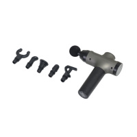 Pistolet de massage Healthpal personnalisé à 30 intensités, écran LCD, booster de fascia, percussion profonde des tissus, vibration pour le corps, 4 têtes, sans balais