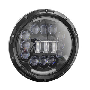 Phares de feux de croisement modifiés avec ouverture de 7 pouces, phares LED pour moto Wrangler Harley <span class=keywords><strong>locomotive</strong></span> - Product Image 1