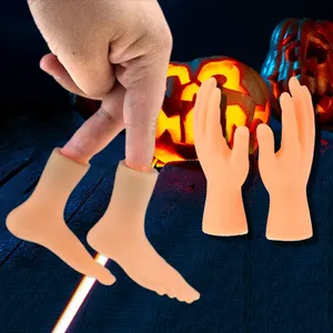 Neuheit Spielzeug der Finger Hände und Finger Füße Set Modell Weihnachts geschenk Lustiges Finger knebel Spielzeug