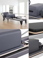 Lit de Pilates Reformer en aluminium W26 – Équipement de fitness durable, réglable et portable pour la maison, machine de Pilates pour studio de gym 2