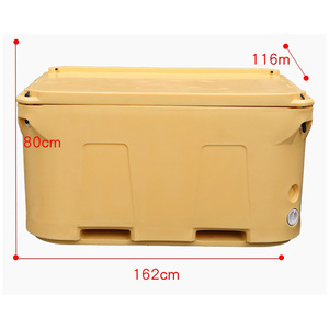 Nhiệm vụ nặng nề cách điện nhựa cá lưu trữ <span class=keywords><strong>container</strong></span> công suất lớn 1000L 330qt 700qt Ice cá bồn hộp mát cho thực phẩm lưu trữ - Product Image 3