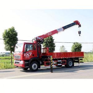Camión grúa Sinotruk TX7 4*2 XC MG de 8 toneladas con brazo recto de 5 secciones, vehículo elevador montado en camión - Product Image 2