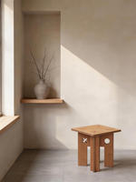 Tabouret carré en contreplaqué, design créatif, style nordique minimaliste moderne, petit tabouret en bois à monter soi-même, pour café et restaurant