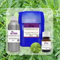 Huile d'armoise pure à 100 %, distillée à la vapeur, naturelle, extrait végétal, parfum éthéré fruité, saveur aromatique, parfum bio-young