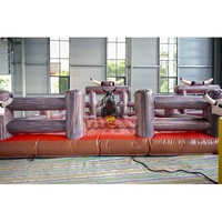 Machine d'équitation de taureau gonflable Machine d'équitation de taureau fou électrique Taureau mécanique gonflable à vendre