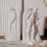 Nouvelle sculpture en résine de style européen, tête décorative pour bureau, bibliothèque, ornement de maison, cadeau