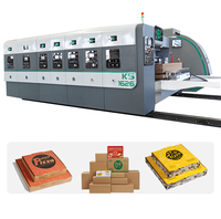 Máquina troqueladora rotativa para la fabricación de cajas de pizza corrugadas en venta