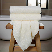 Ensemble de serviettes de bain en coton pur pour hôtel avec logo personnalisé, serviettes blanches jetables épaisses et absorbantes de qualité supérieure pour hôtel, spa, maison, vente en gros