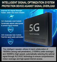 Amplificador de Señal de Red N78 5G de 3500MHz, Mini Amplificador de Señal Celular 3G 4G 5G con ALC/AGC