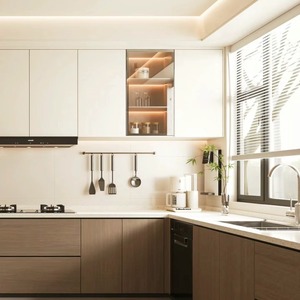 Cucina Componibile Moderna Economica in Melaminico, Design Popolare Cinese per Piccole Cucine - Product Image 5