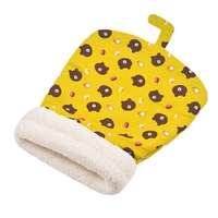 Lit pour chat chaud et lavable pour l'automne et l'hiver, sac de couchage en forme de grotte, nid pour animaux de compagnie fermé, peluche douce, chat, chien, maison confortable pour se reposer