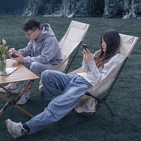 Chaise de camping pliable légère et respirante avec panneaux en maille pour le camping en plein air, la randonnée, la pêche et les voyages