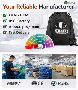 Sac à poussière en coton écologique à grande capacité avec logo imprimé, taille et couleurs personnalisées, recyclable, avec cordon de serrage - Product Image 3