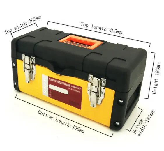 Armario de herramientas de plástico PP multifuncional, caja de herramientas eléctricas de reparación de hardware doméstico