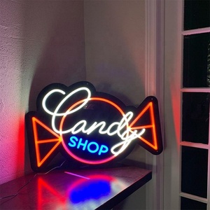 Letrero de neón Led personalizado, para decoración de pared, tienda de Cine de dulces, diseño de logotipo de negocios - Product Image 3