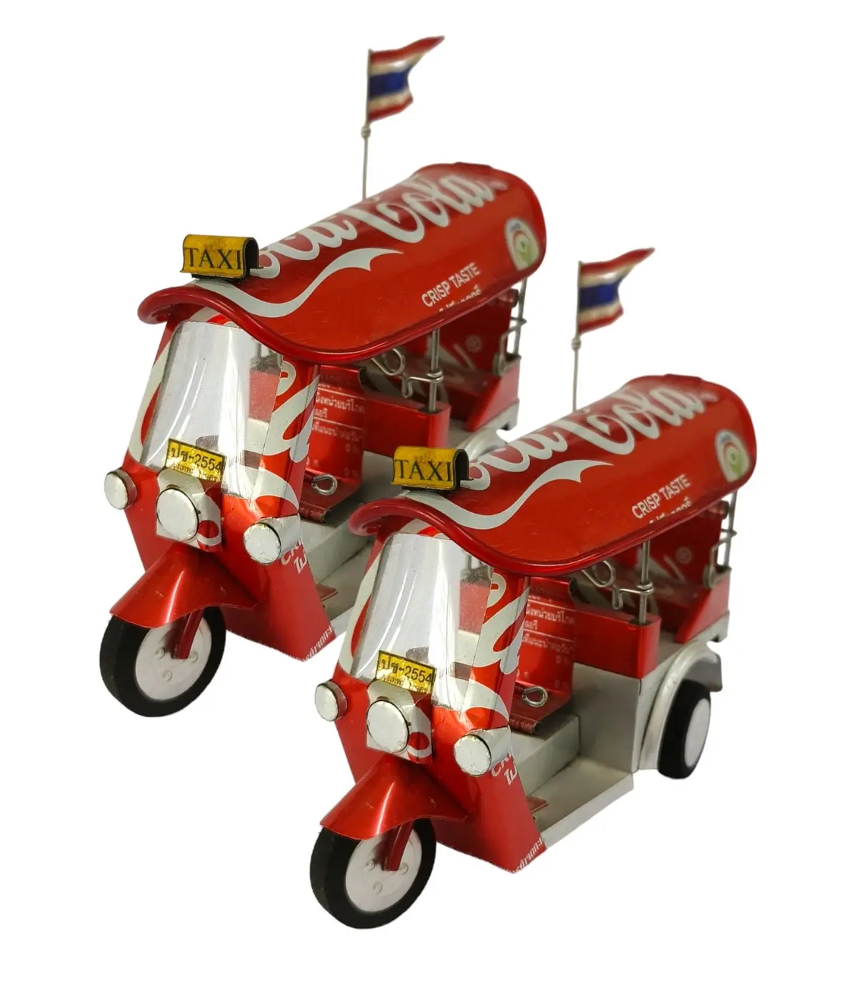 Produto mais vendido da Tailândia, modelo de Tuk Tuk Tailandês, latas de Coca-Cola, presente colecionável artesanal para lembrancinhas de amigos