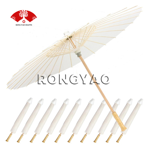 2025 giấy trắng parasol cho người lớn DIY vẽ ô cho trang trí đám cưới dễ dàng Hướng dẫn sử dụng mở phổ biến đạo cụ hình Ảnh Thủ công mỹ nghệ - Product Image 3