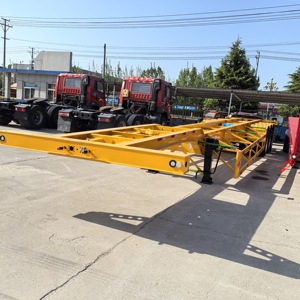 Phổ biến nhất Trailer khung <span class=keywords><strong>container</strong></span> Trailer vận chuyển <span class=keywords><strong>container</strong></span> 40 'skeleton bán Trailer với 3-trục - Product Image 4