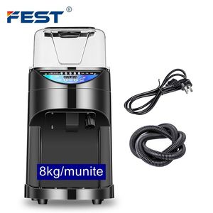 FEST Electric Professional Commercial 8kg/minute Snow Cone <b>Maker</b> <b>Machine</b> <b>Ice</b> Shaver <b>Ice</b> Crusher <b>Ice</b> Blender for Boba Tea Store - Product Image 2