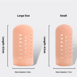 Manchon de <span class=keywords><strong>protection</strong></span> des <span class=keywords><strong>orteils</strong></span> en silicone pour le sport transfrontalier Manchon de soin des doigts en matériau Sebs avec <span class=keywords><strong>protection</strong></span> contre la friction des doigts - Product Image 6