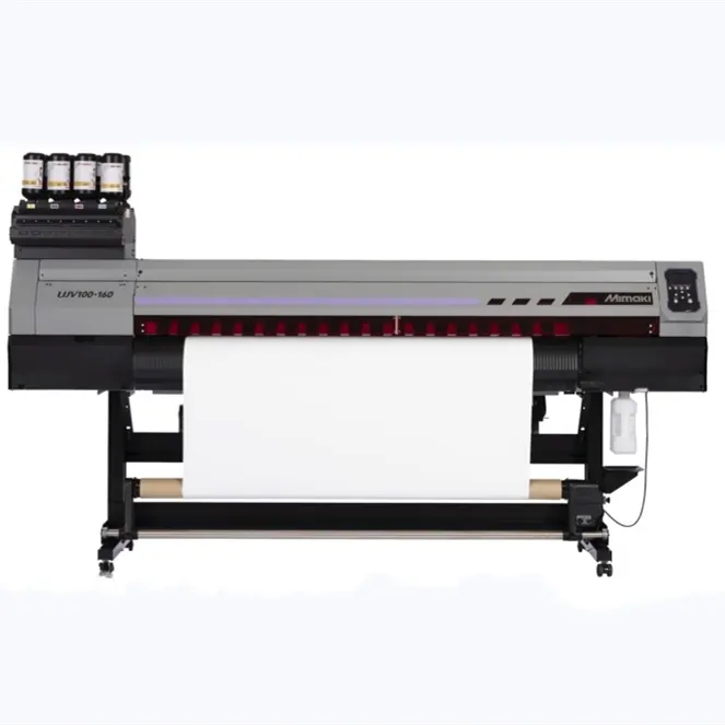 Mimaki-impresora UV Roll-to-Roll UJV100-160, uso de tinta de LUS-210