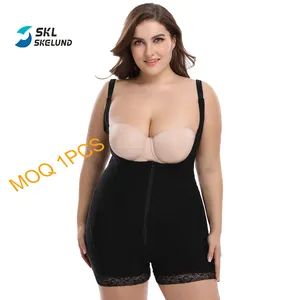 Modelador personalizado dos fabricantes, modelador de corpo sem costura plus size para mulheres