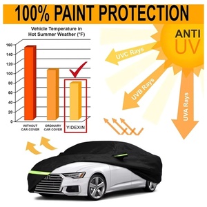 Fundas Impermeables Personalizadas <span class=keywords><strong>para</strong></span> Autos Audi A6/S6 Sedán 2004-2025, con Correa Antiviento, Cierre de Cremallera de una Puerta, Protección Contra Nieve, Lluvia, Polvo y Granizo - Product Image 6