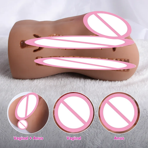 Çift kanal silikon bebek sıkı Anal erkekler için seks büyük eşek seks oyuncakları erkek mastürbasyon Anal Jugetes - Product Image 6