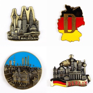Magneti per Frigorifero in Metallo <span class=keywords><strong>di</strong></span> Shanghai, Cina, con Paesaggi Urbani e Monumenti <span class=keywords><strong>di</strong></span> Tutto <span class=keywords><strong>il</strong></span> Mondo, Perfetti Souvenir <span class=keywords><strong>di</strong></span> Viaggio - Product Image 5