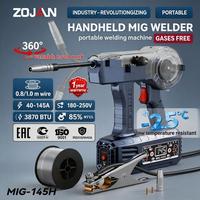Nouvelle soudeuse MIG portative ZOJAN 360 sans gaz 220V 5KW 20V 20-120A 60% de cycle de travail Couleur personnalisable