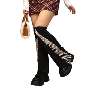 Chauffe-jambes pour femmes, mignons, style Y2K, Kawaii, japonais, Lolita, Harajuku, accessoires <span class=keywords><strong>de</strong></span> mode, chauffe-jambes en tricot, <span class=keywords><strong>chaussettes</strong></span> longues pour filles - Product Image 1