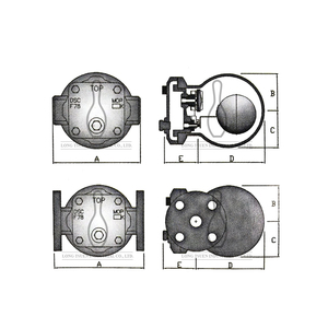 Taiwan Supplier Stainless Steel Ball Float Flanged Trap for system spirax sarco - Product Image 5