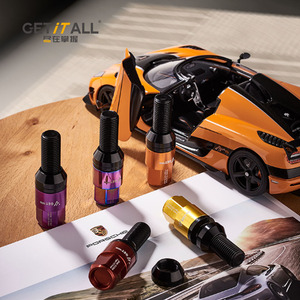 น็อตล้อ M14X1.5 28 มม. สีดำ ทำจากเหล็ก สำหรับรถยนต์ BMW Mercedes-Benz Audi - Product Image 4