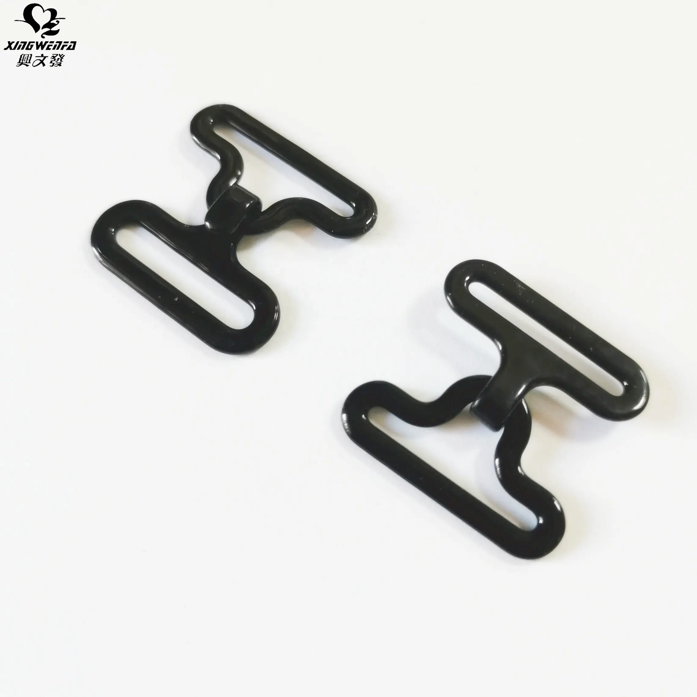 Garment accessories A20 J 20 bow tie clasp nylon coated metal belt buckle strap metal clasps for bow tie