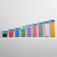 Sacs à déjections canines, paquet de 6 rouleaux, non imprimés, couleur unie, sacs à excréments en stock, faible MOQ, prix de gros du fabricant