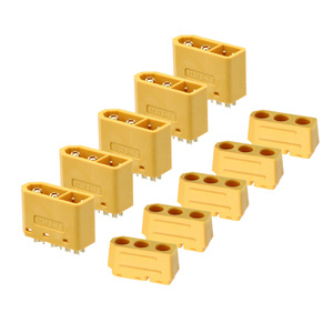 Amass XT60 (2+4) Male Female <b>Plug</b> with Signal Pin and Sheath Solder Wire Model Accessories - Product Image 1