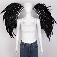 Ailes de Fée Papillon en Plumes Douces pour Adultes, Femmes, Adolescentes – Accessoires de Déguisement pour Halloween, Carnaval, Mascarade, Photographie