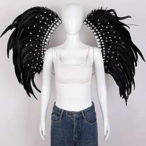 <span class=keywords><strong>Ali</strong></span> di Farfalla in Piume Morbide per Adulti, Donne e Ragazze, Costume da Fata per Halloween, Carnevale, Accessori per Mascherata e Fotografia - Product Image 4