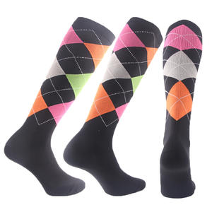 Gran oferta, diseño elegante, hasta la rodilla, calcetines de compresión para correr a la moda, calcetines ecuestres - Product Image 5